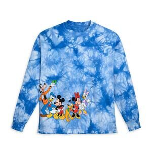 NWT Disney Parks Mickey Mouse n Friends Tie-Dye Celebration Crew World XXL 3XL